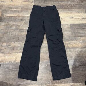 Abercrombie & Fitch Black Cargo Pants Size 2 26 Women’s
